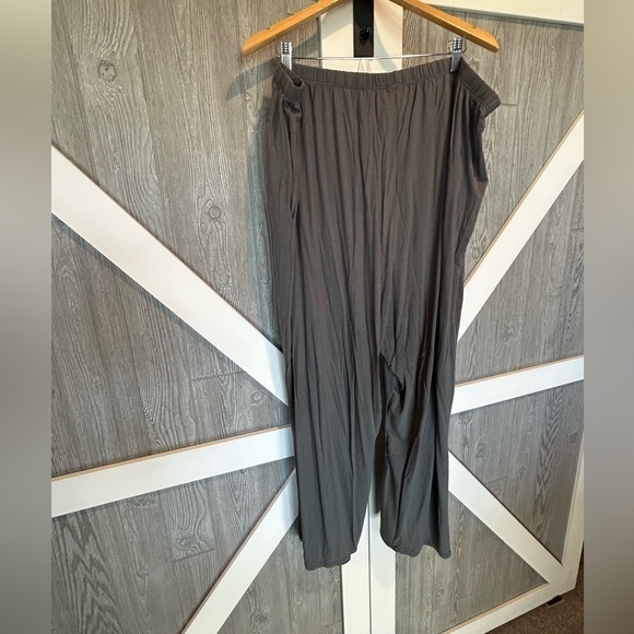 B16.18 NWT Retreat Rhonda Shear Split ankle grey loungewear pants 3X - Picture 3 of 6